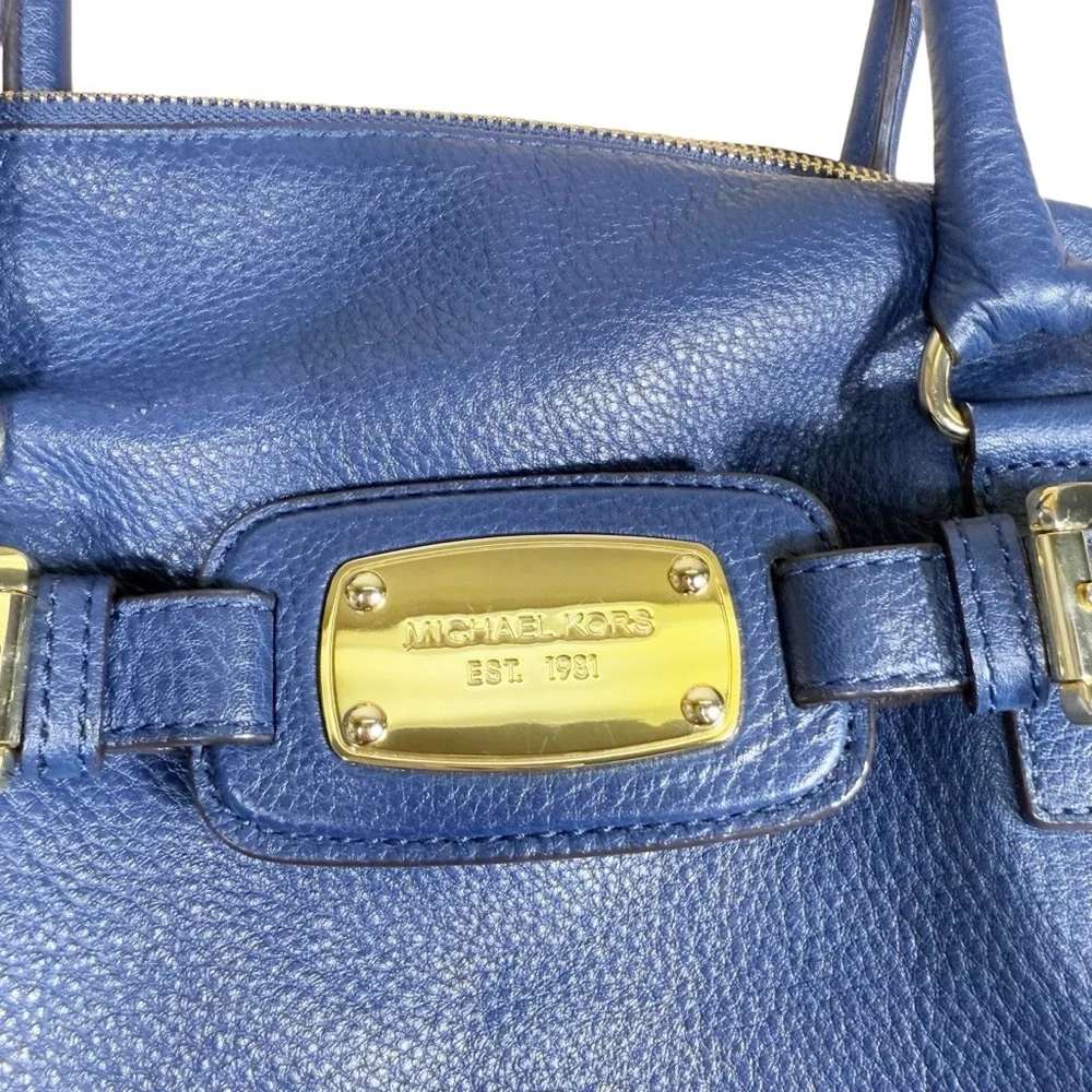 Michael Kors Hamilton Weekender Large Leather Satchel Bag‎